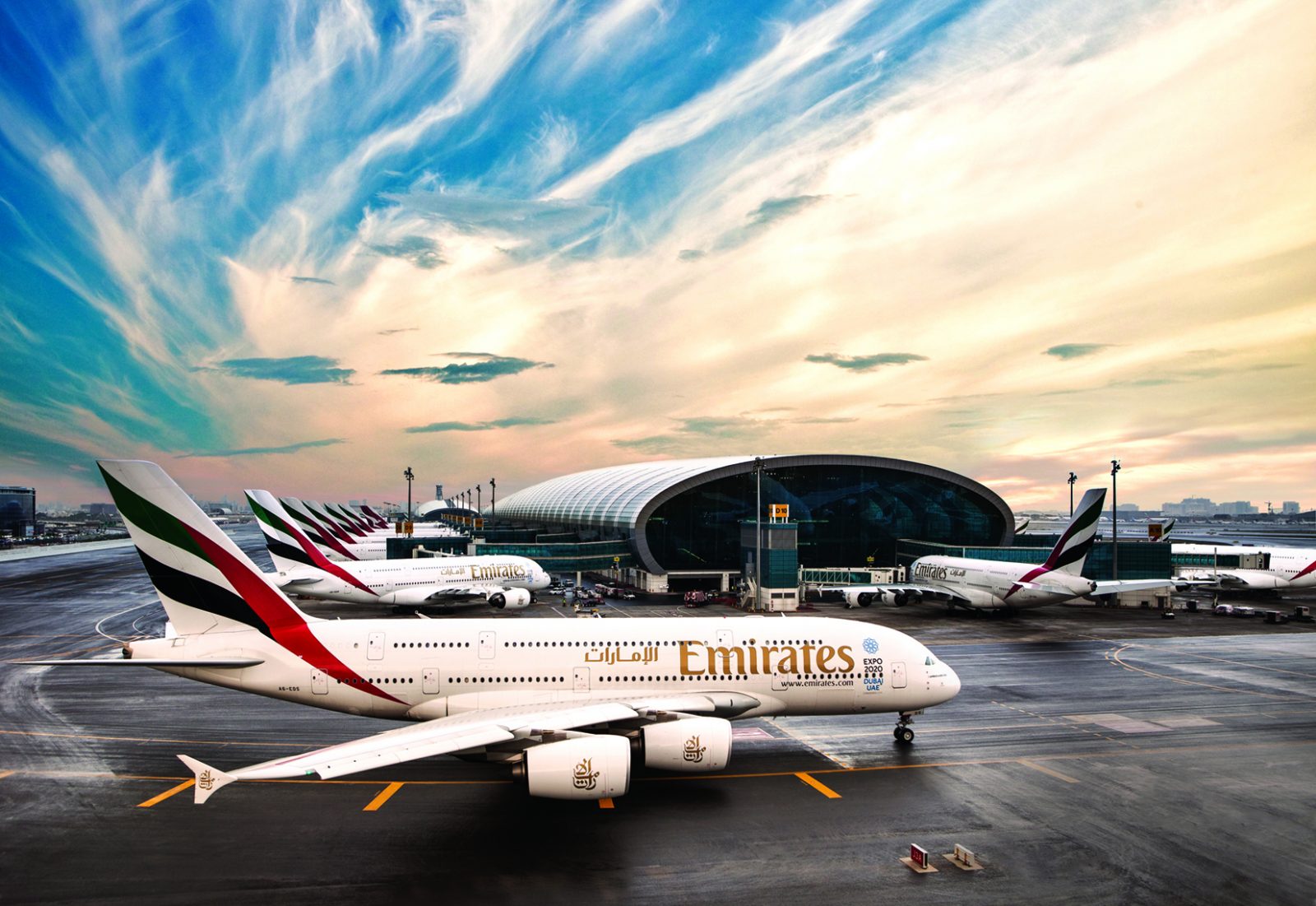 Emirates airline Airbus a380 at Dubai International Airport - Emirates had a stellar 2016