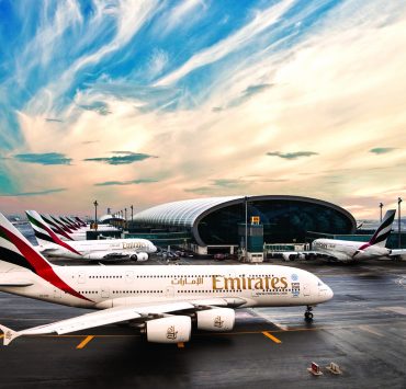 Emirates airline Airbus a380 at Dubai International Airport - Emirates had a stellar 2016