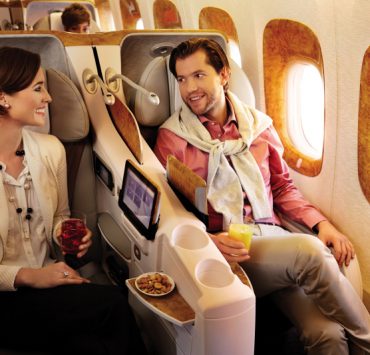 Emirates is taking its business class meal service high tech - new mobile meal ordering devices will be used by Emirates cabin crew for First and Business Class passengers