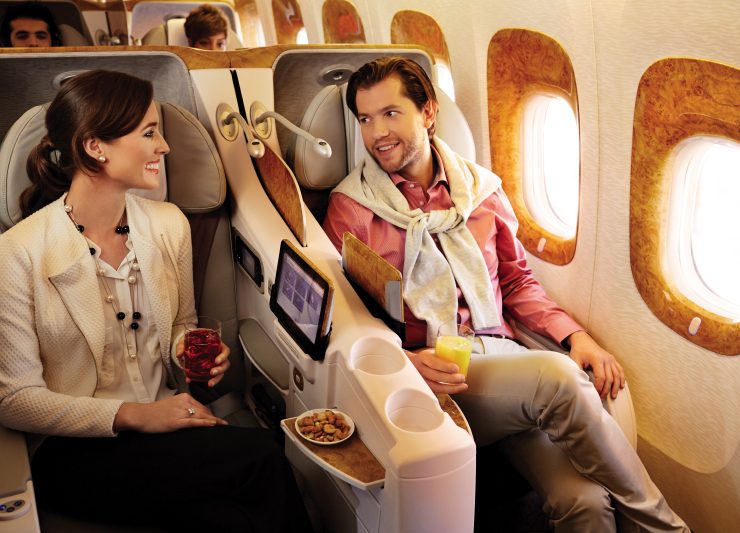 Emirates is taking its business class meal service high tech - new mobile meal ordering devices will be used by Emirates cabin crew for First and Business Class passengers