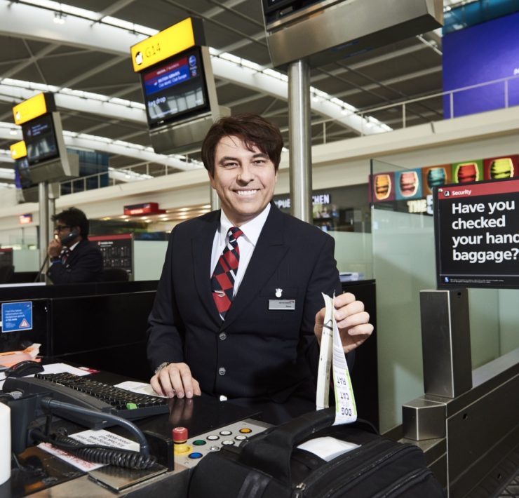 David Walliams, Emma Bunton And Tom Daley Take Part In British Airways' Prank Filming With Customers In Aid Of Red Nose Day At Heathrow Airport - Undercover Celebs Prank British Airways Passengers - But It's for a Good Cause