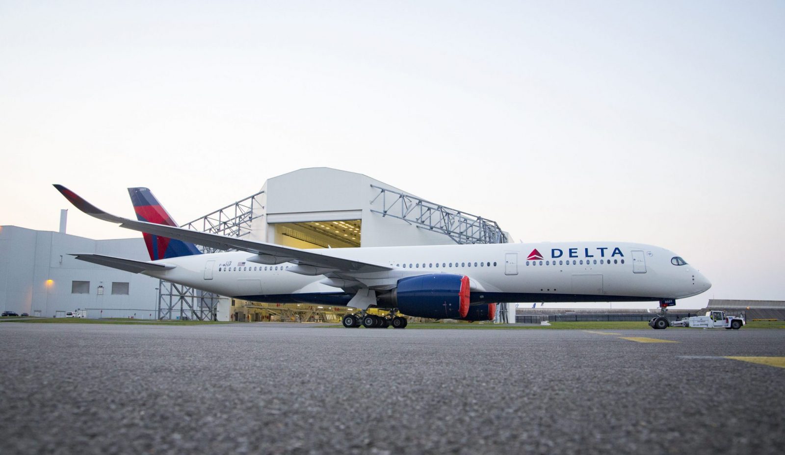 Delta Air Lines Gears Up for Delivery of its New A350 - Shows Off New Paint Job