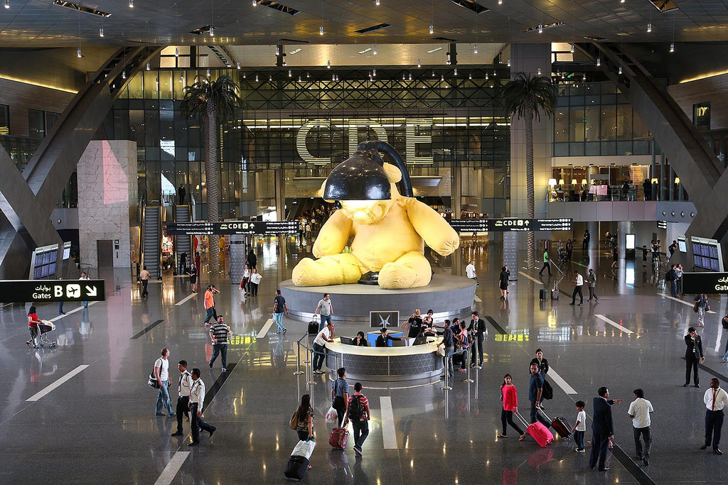 Hamad International Airport in Doha, Qatar is one of five 'aviation mega-cities' in the Middle East. That number is forecast to more than double to 11 cities in the region by 2036. Photo Credit: Qatar Airways