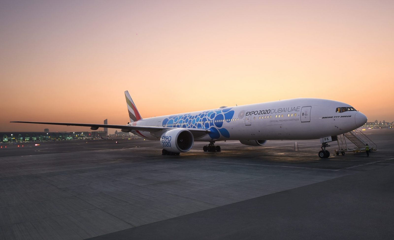 Emirates Painting 40 Aircraft with Special Designs in Preparation for the Dubai Expo 2020: Launches First Today