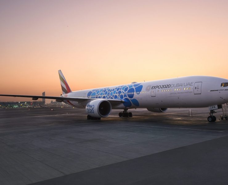 Emirates Painting 40 Aircraft with Special Designs in Preparation for the Dubai Expo 2020: Launches First Today