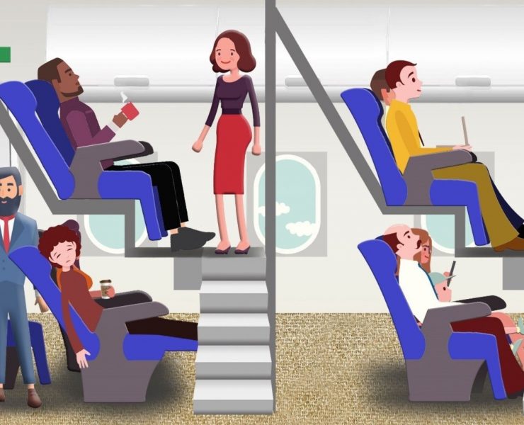 Will This Crazy Plan for Double Deck Airline Seating Ever Become a Reality?