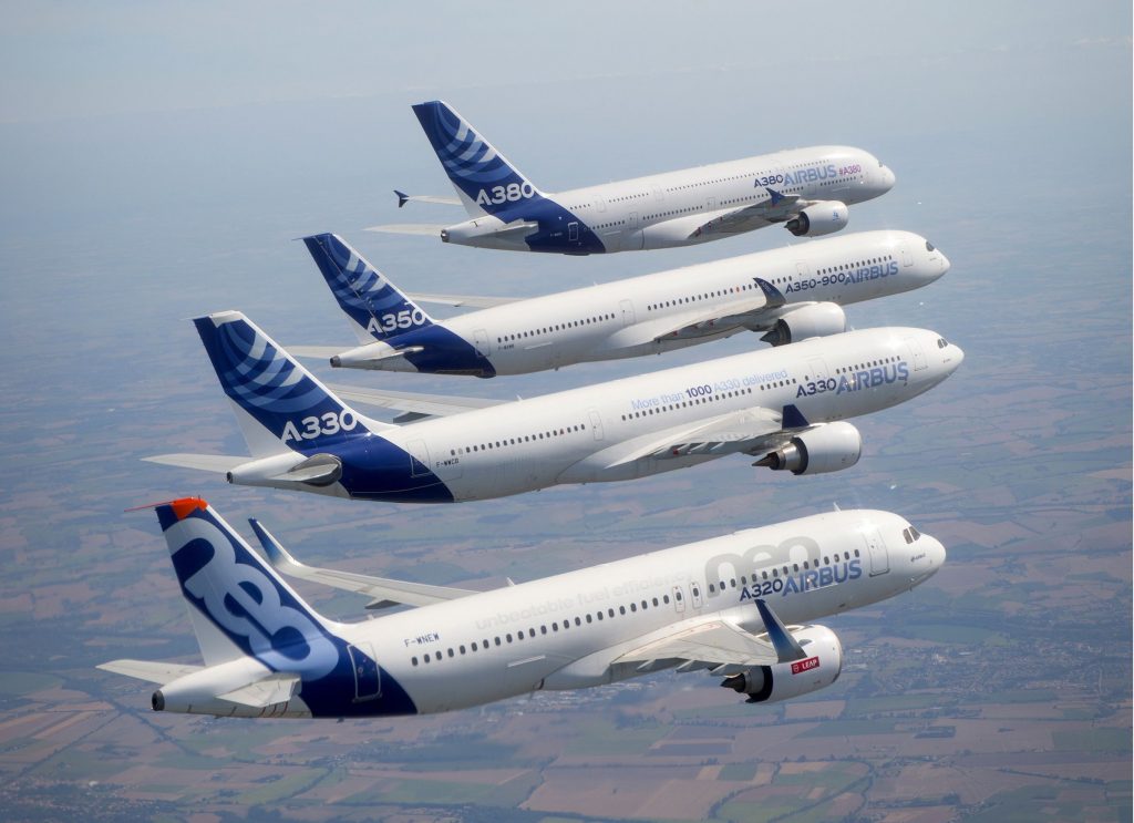 Airbus has just released its 2018 price list for its family of commericial aircraft. Photo Credit: Airbus