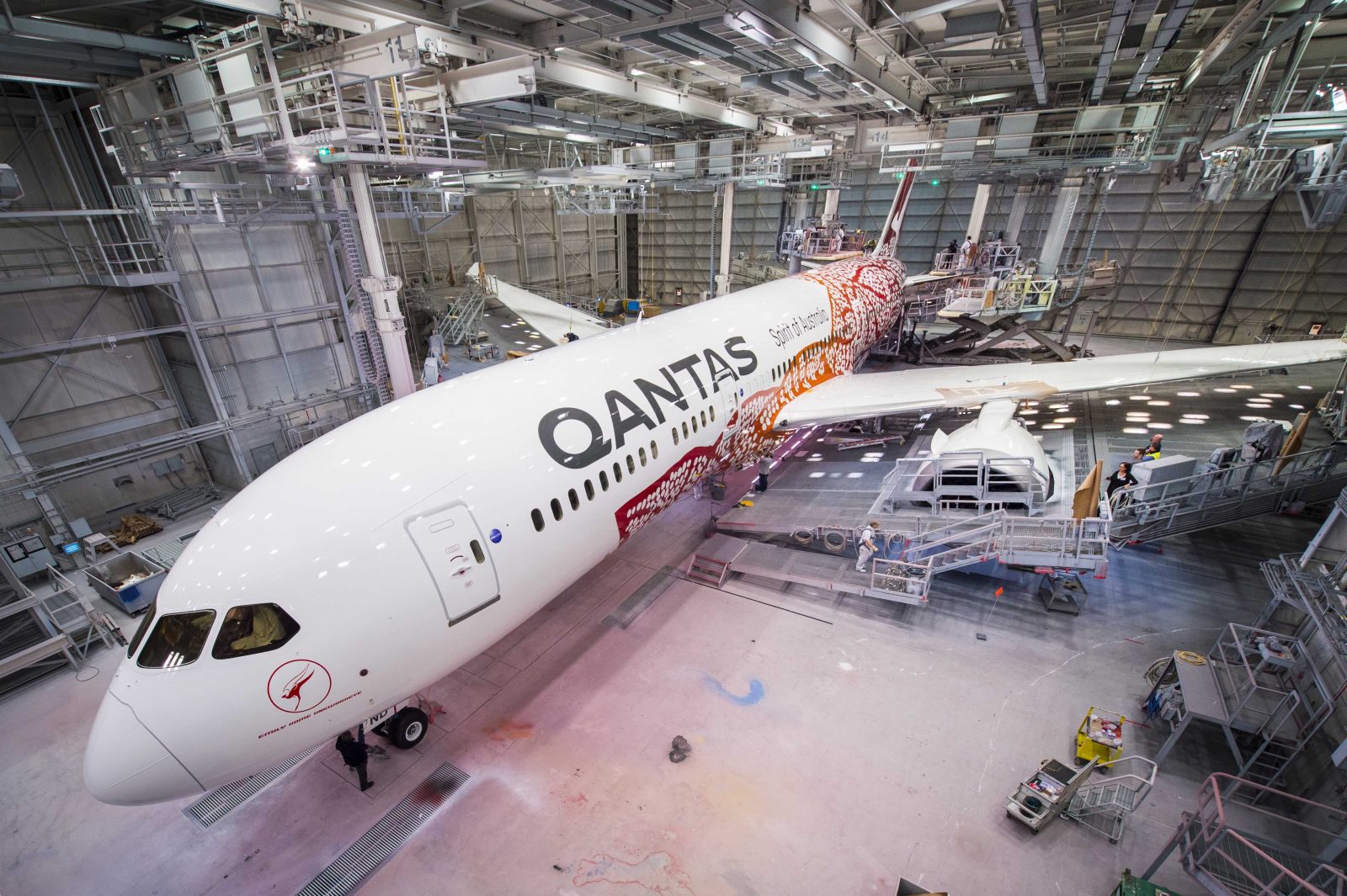 Qantas Has Released First Pictures Of Its Latest Indigenous Livery: Celebrating The Yam Plant