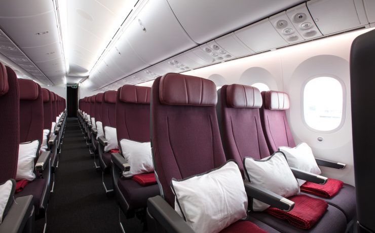 Qantas says even customers in Economy will benefit from increased space on its Boeing 787-9 Dreamliner's. Photo Credit: Qantas