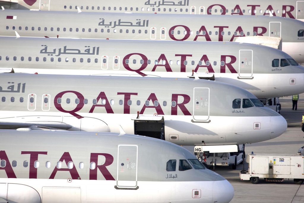 Crew members have said they can expect to work up to 140 flying hours in a month. Well in excess of international norms. Photo Credit: Qatar Airways