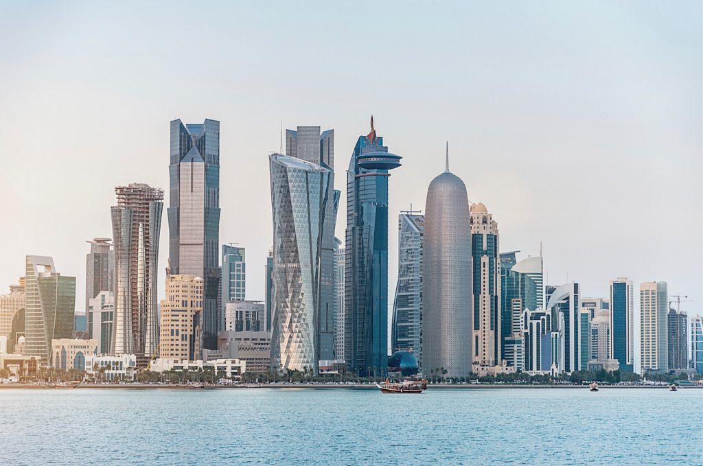 Away from the stunning views of Doha's Corniche, workers say their flats are subject to random inspection. photo Credit: Qatar Airways