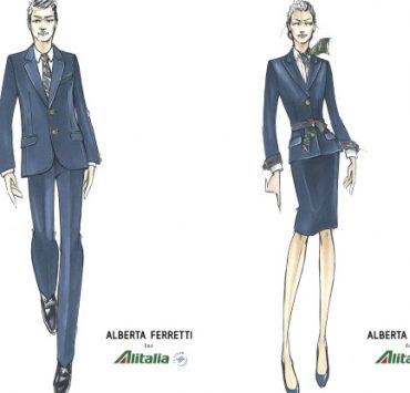 First Glimpse of New Look Alitalia Uniform Designed by Alberta Ferretti