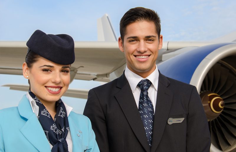 You may never have seen a member of Hi Fly cabin crew but their services are in high demand. Photo Credit: Hi Fly