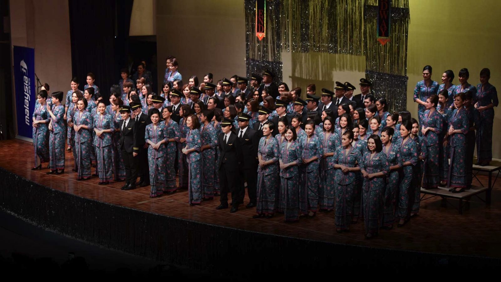 a group of people on a stage
