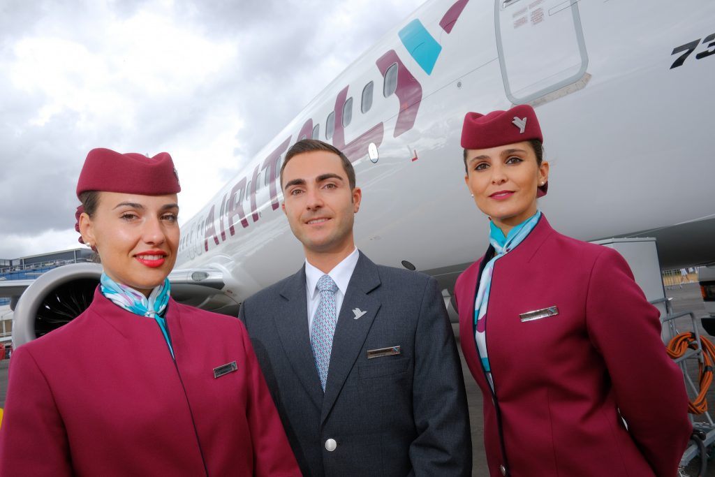 Qatar Airways was heavily involved in rebranding Meridiana as Air Italy - The new look airline's brand is heavily influenced by Qatar Airways. Photo Credit: Qatar Airways