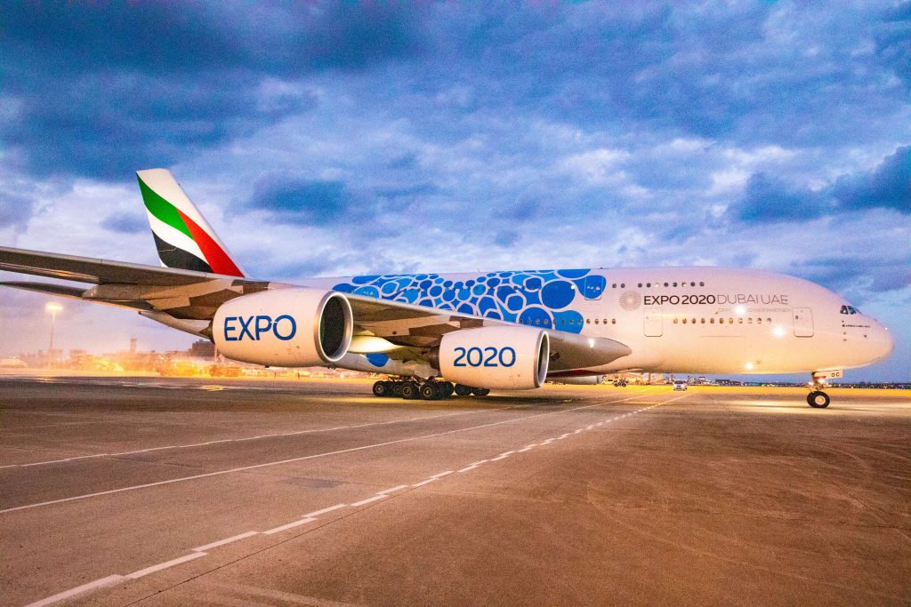 Emirates now flies to 160 destinations across six continents operating an all wide-body fleet of Airbus A380's and Boeing 777 aircraft. Photo Credit: Emirates