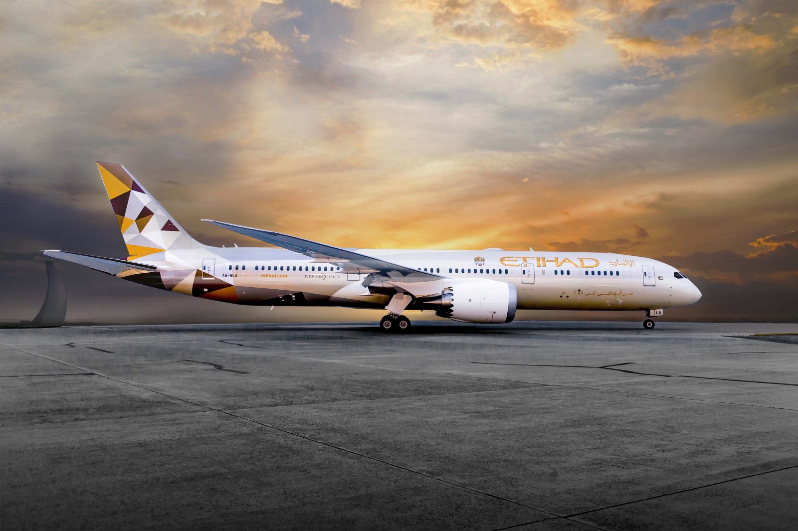 FIRST LOOK: Etihad Has a Special F1 Grand Prix Livery On Its New Boeing 787-9 Dreamliner