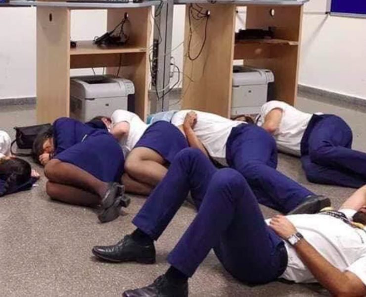 Ryanair Cabin Crew Forced to Sleep on Floor After Ryanair Strands Them in Malaga, Spain