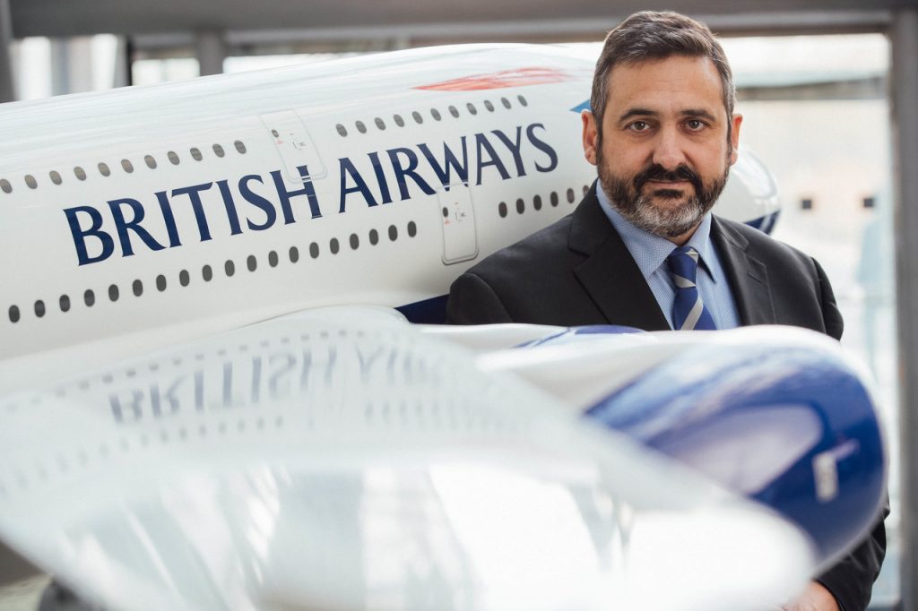 The chief executive of British Airways, Alex Cruz has already experienced one major cabin crew strike since taking on the role. Photo Credit: British Airways