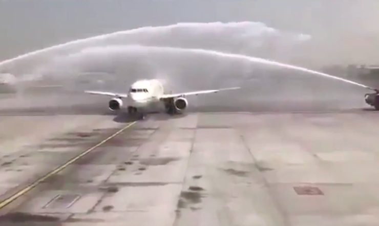 Remember THAT Water Salute Which Went Wrong at Dubai Airport? Here's the Reason Why...