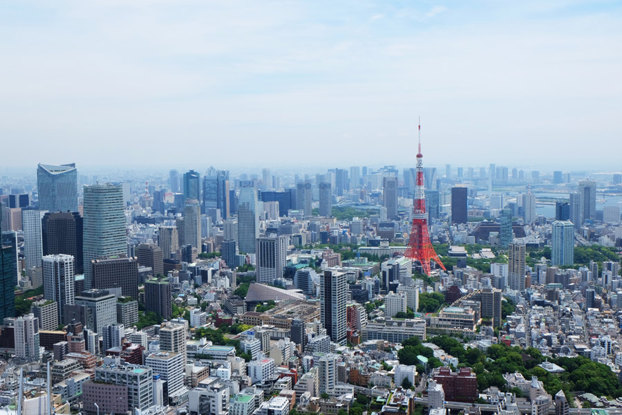 Tokyo skyline. Photo Credit: Delta Air Lines