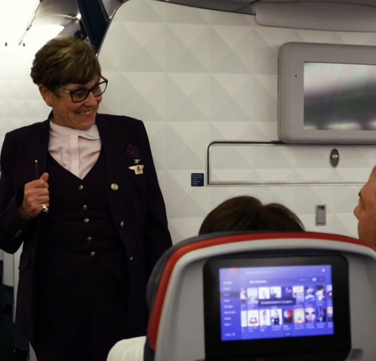 After 60-Years of Flying at Pan Am and Delta, Flight Attendant Cecile Beck Hangs Up Her Ice Tongs for the Last Time