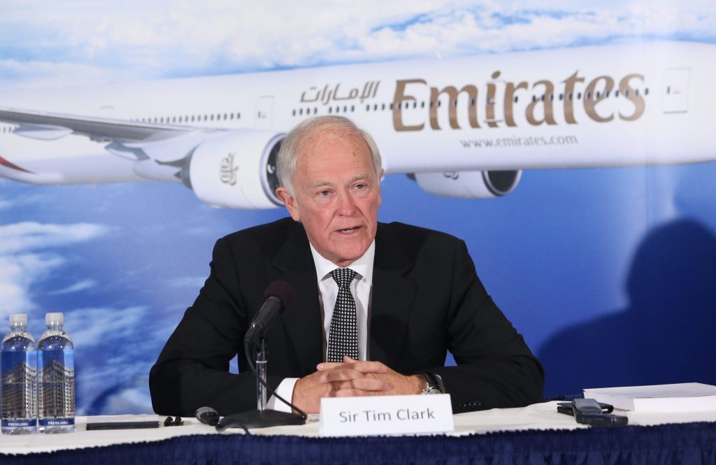 ir tim clark emirateS