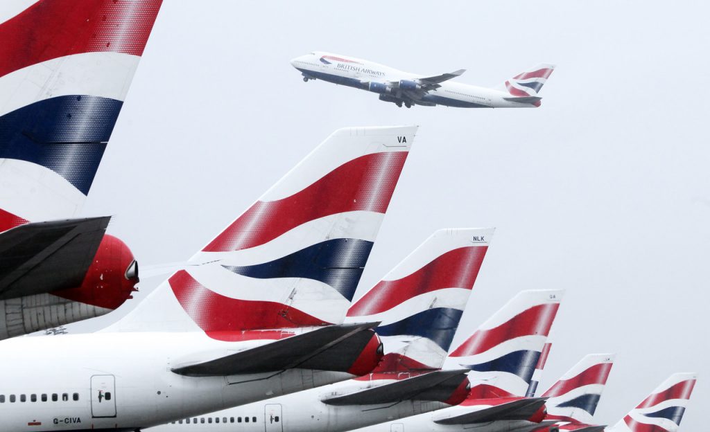 a group of airplanes in the sky