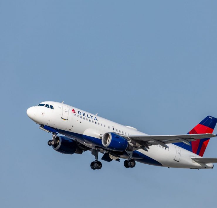 a plane flying in the sky