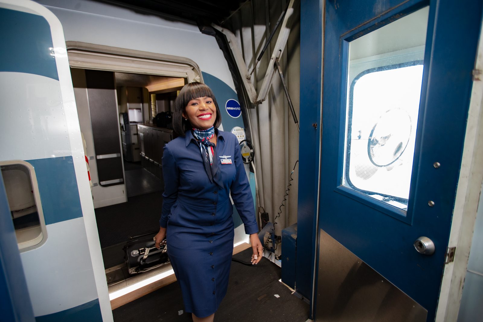 american airlines air hostess uniform