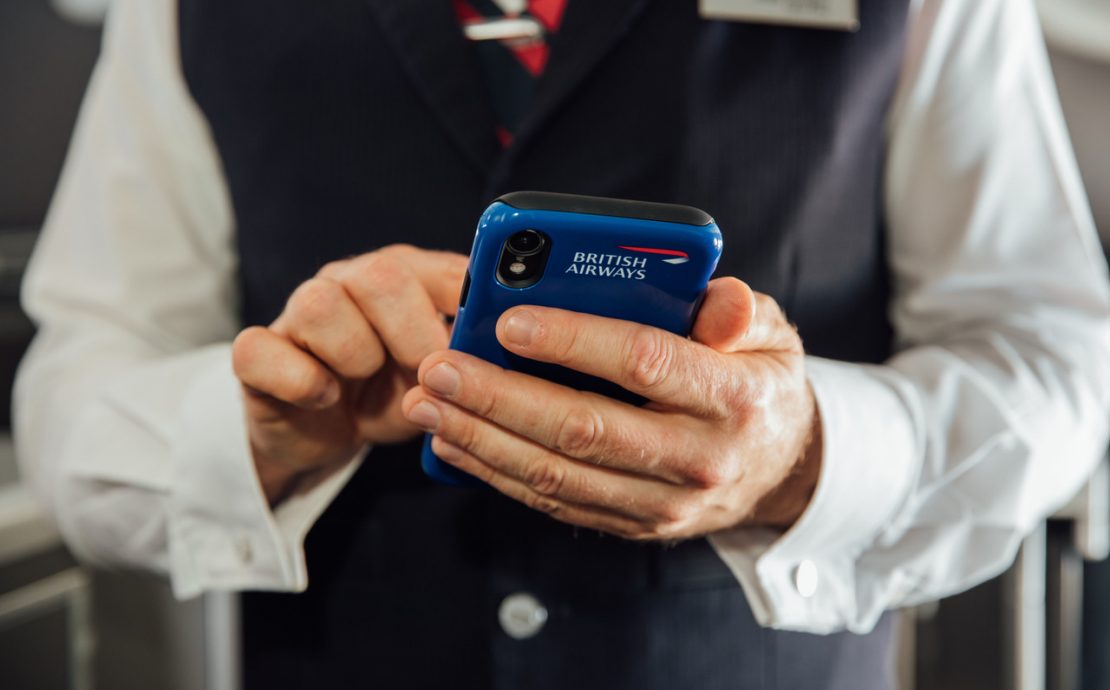 a person holding a cell phone