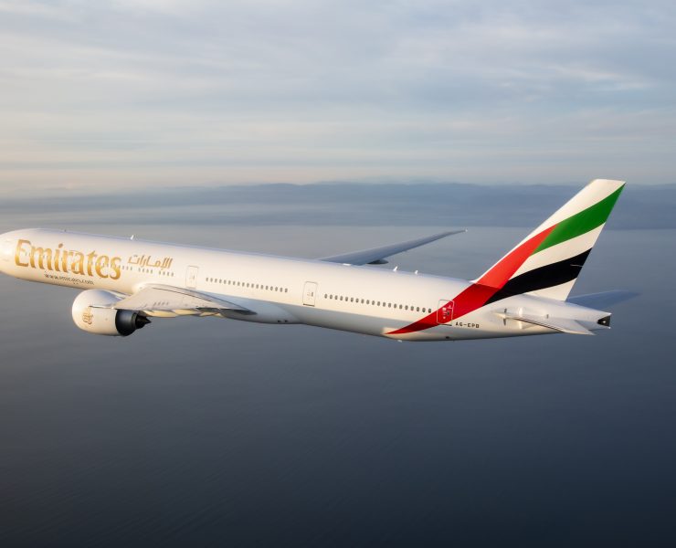 a plane flying in the sky