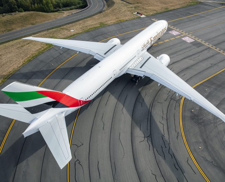 an airplane on a runway