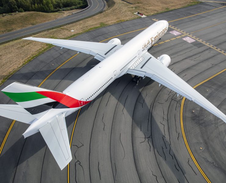 an airplane on a runway