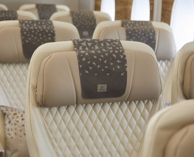 a seat with a patched up design on it