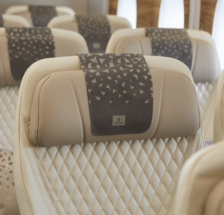 a seat with a patched up design on it