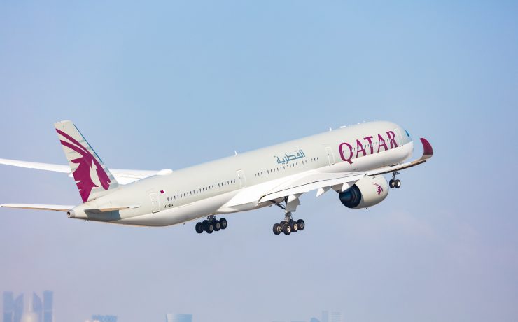 a plane flying in the sky