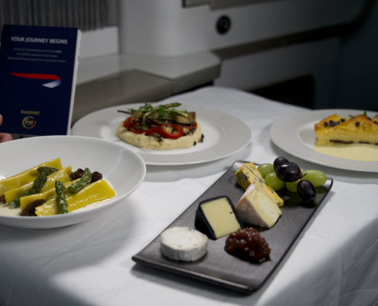 plates of food on a table