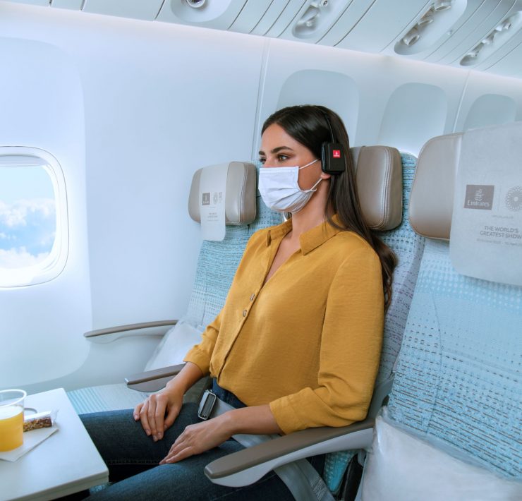 a woman wearing a mask on her face