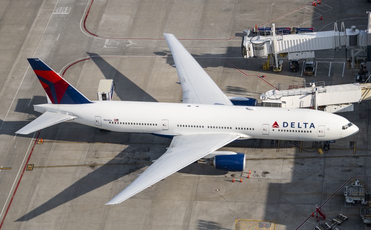 an airplane on the runway