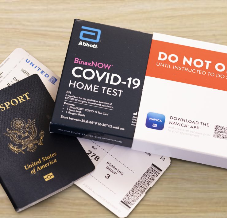 a passport and boarding pass