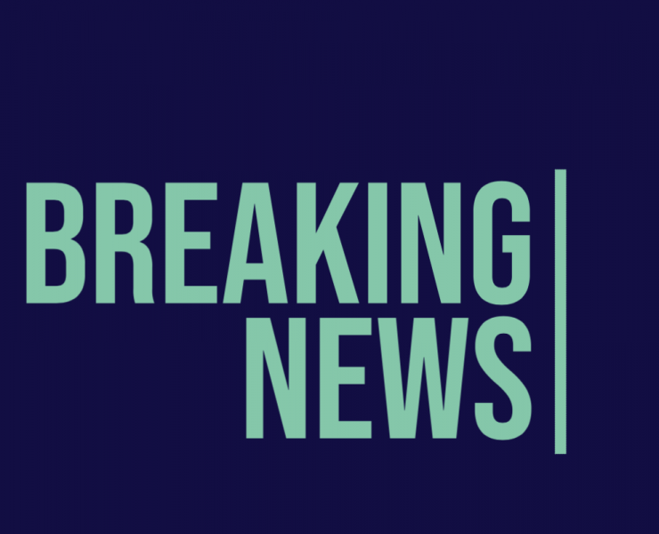 a blue and green text on a dark background