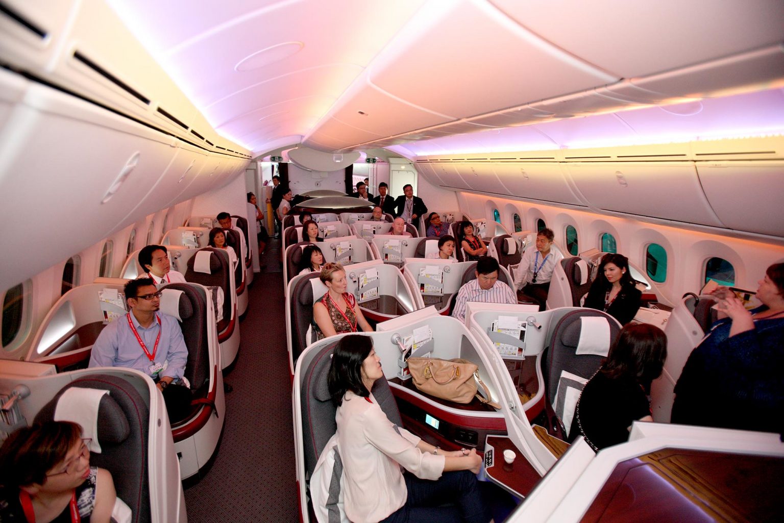 qatar airways business class 787