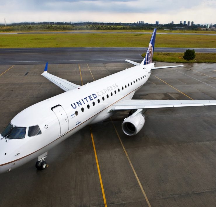 an airplane on the runway
