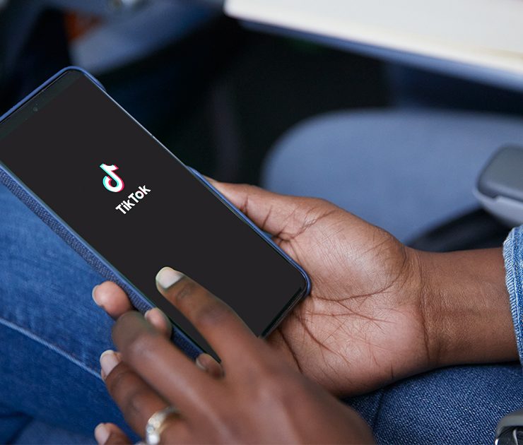 a person holding a cellphone