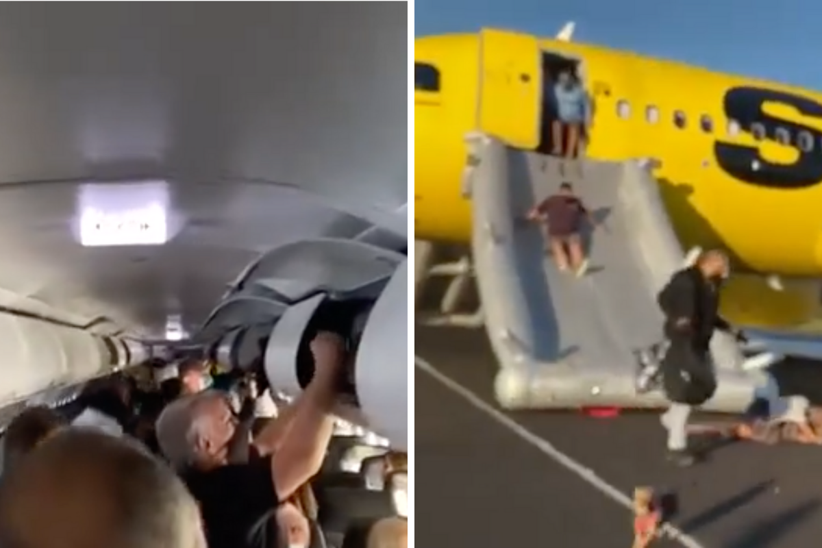 “Leave Everything, Jump and Slide”: Passengers Grab Bags During Spirit Airlines ..