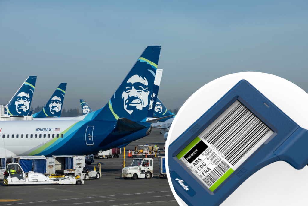 Alaska Airlines is Trialling a Futuristic Electronic Bag Tag More Than ...