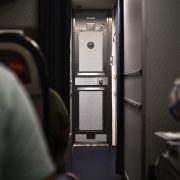 a door in a train