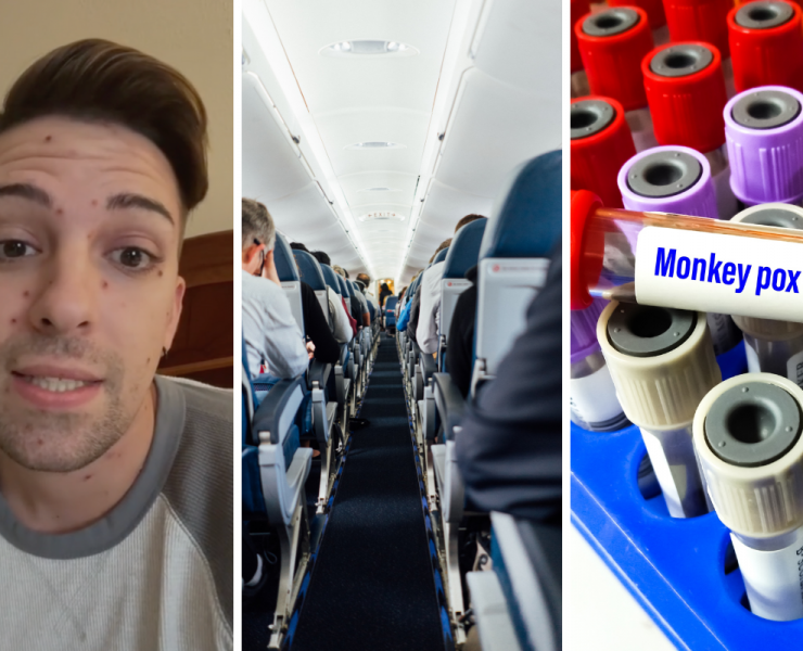 a man taking a selfie