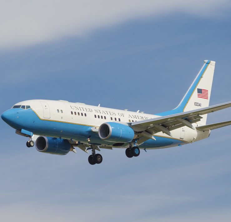 a plane flying in the sky